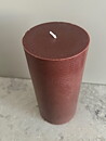 CHOCOLATE  Pillars SWAN-label 100% stearin 9,6x20cm