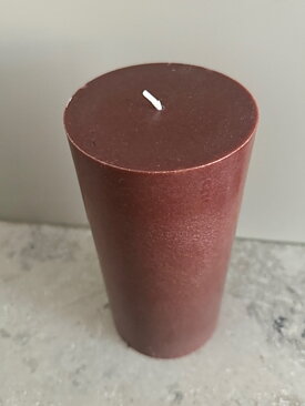 CHOKLAD   Blockljus SVANEN 100%  stearin 9,6X20 cm