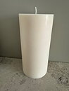 ELFENBEN  Blockljus SVANEN 100%  stearin 9,6X20 cm