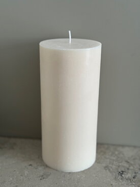 ELFENBEN  Blockljus SVANEN 100%  stearin 9,6X20 cm
