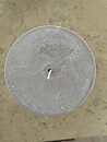 GREY  Pillars SWAN-label 100% stearin 9,6x20cm
