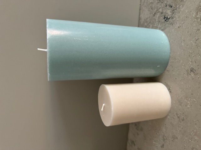 IS  Blockljus SVANEN 100%  stearin 9,6X20 cm - 4