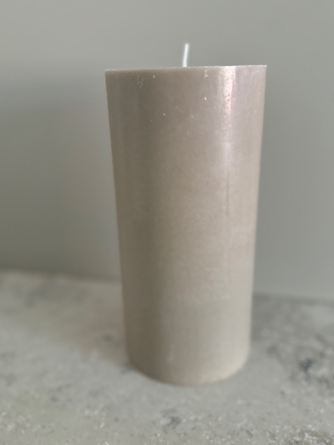 LIN  Blockljus SVANEN 100%  stearin 9,6X20 cm