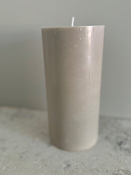 LIN  Blockljus SVANEN 100%  stearin 9,6X20 cm