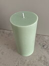 LIGHTGREEN Pillars SWAN-label 100% stearin 9,6x20cm