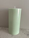 LIGHTGREEN Pillars SWAN-label 100% stearin 9,6x20cm