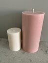 LIGHTPINK Pillars SWAN-label 100% stearin 9,6x20cm