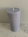 DARK GRÅ Pillars SWAN-label 100% stearin 9,6x20cm