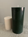 DARKGREEN Pillars SWAN-label 100% stearin 9,6x20cm