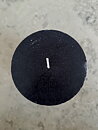 SVART Blockljus SVANEN 100%  stearin 9,6X20 cm