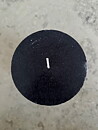 BLACK Pillars SWAN-label 100% stearin 9,6x20cm