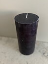 BLACK Pillars SWAN-label 100% stearin 9,6x20cm