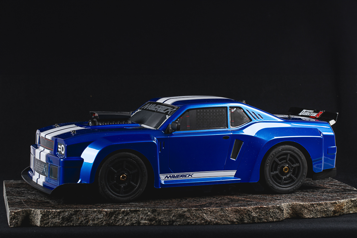 Maverick RC MV150310 QuantumR Flux 4S 1/8 4WD Muscle Car - Blue - 14