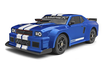 Maverick RC MV150310 QuantumR Flux 4S 1/8 4WD Muscle Car - Blue