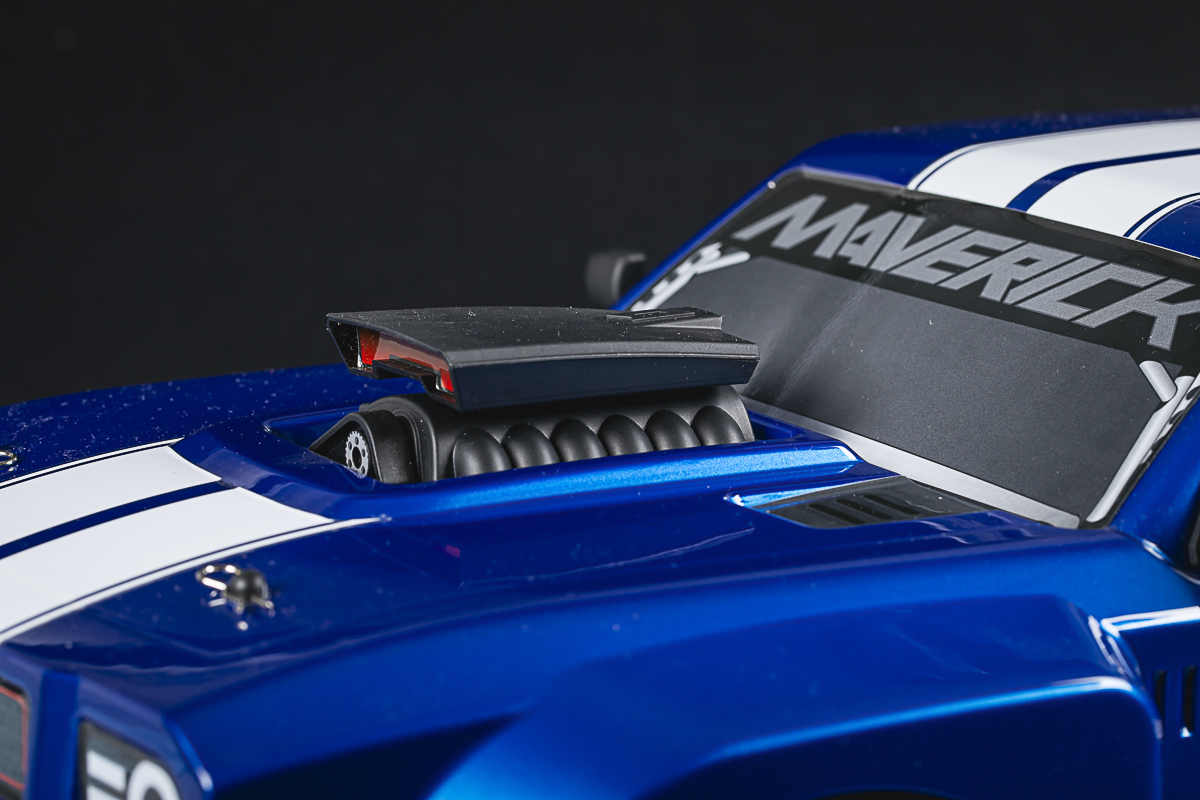 Maverick RC MV150310 QuantumR Flux 4S 1/8 4WD Muscle Car - Blue - 12