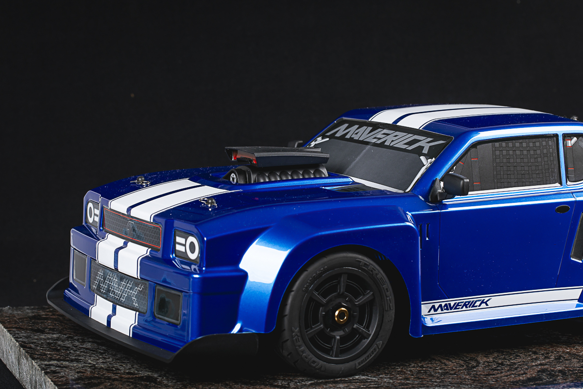 Maverick RC MV150310 QuantumR Flux 4S 1/8 4WD Muscle Car - Blue - 11