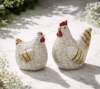 40% RABATT AVDRAGET /Tupp och höna Korg terracotta mixad / 12 ST PER  FÖRP