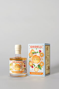 GRIDELLI Balsamico vinegar, Pesca Bianca, Ekologisk 