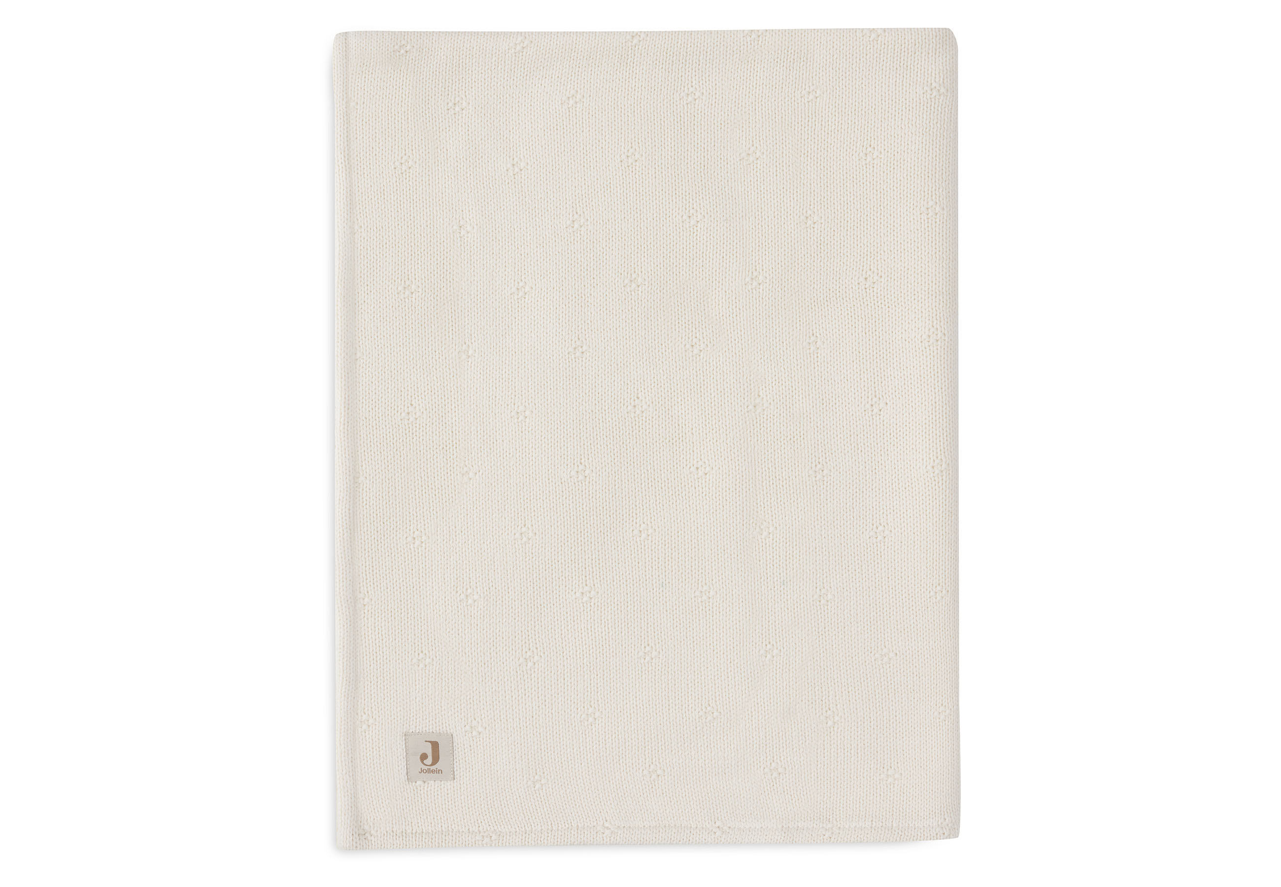 Jollein Filt 75x100cm Cosy Knit Ivory/Velvet
