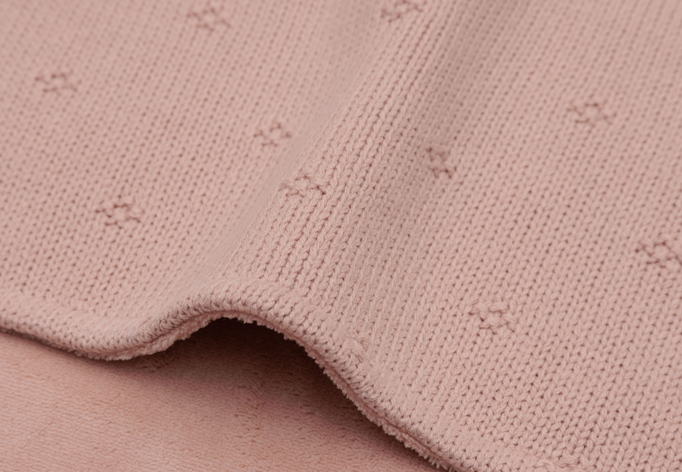Jollein Filt 75x100cm Cosy Knit Wild Rose/Velvet - 5