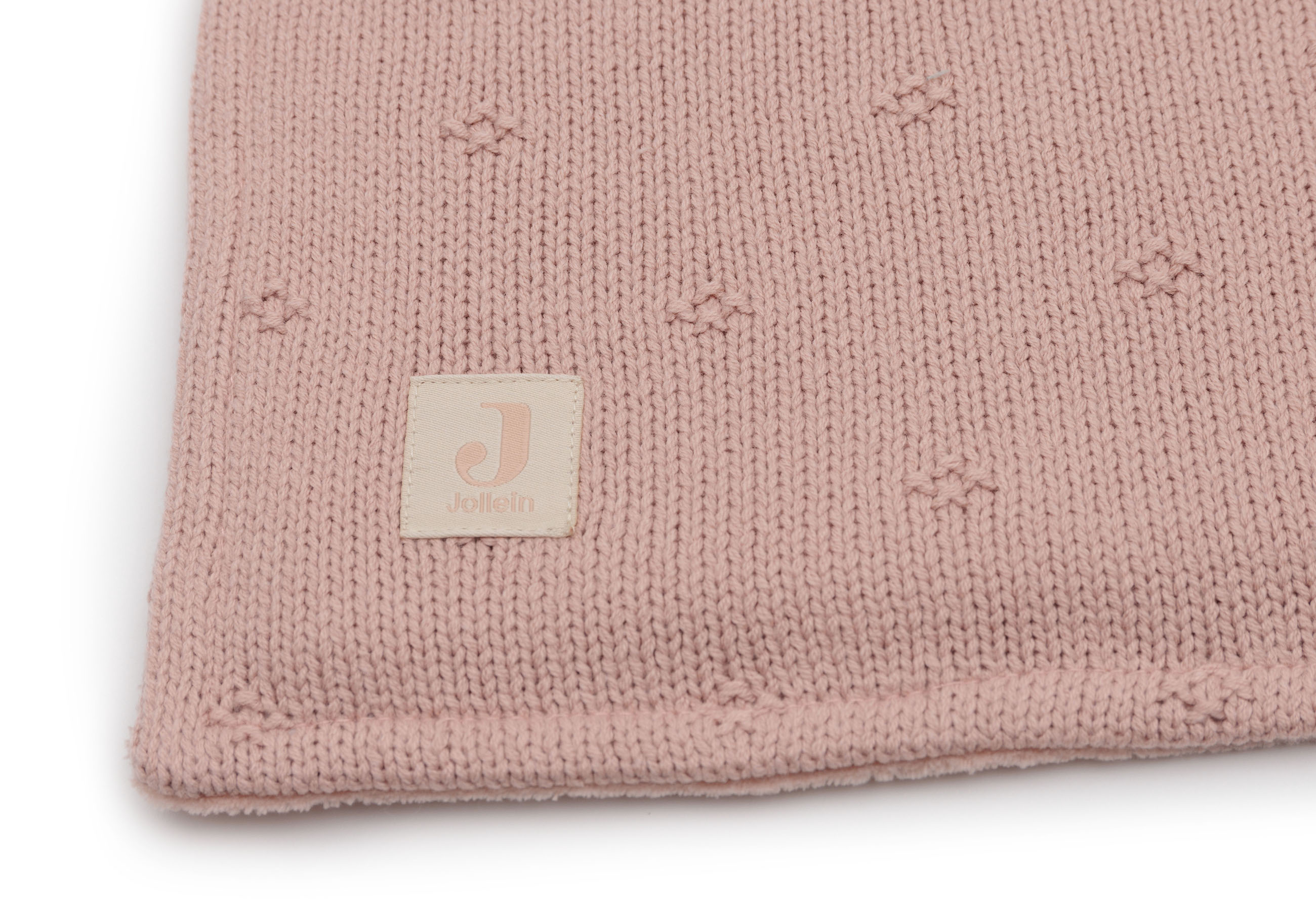 Jollein Filt 75x100cm Cosy Knit Wild Rose/Velvet - 3