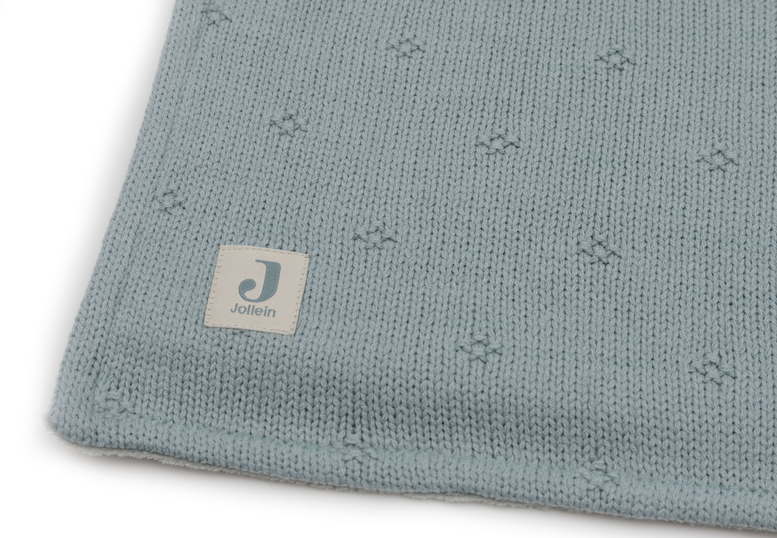 Jollein Filt 75x100cm Cosy Knit Sea Green/Velvet - 3