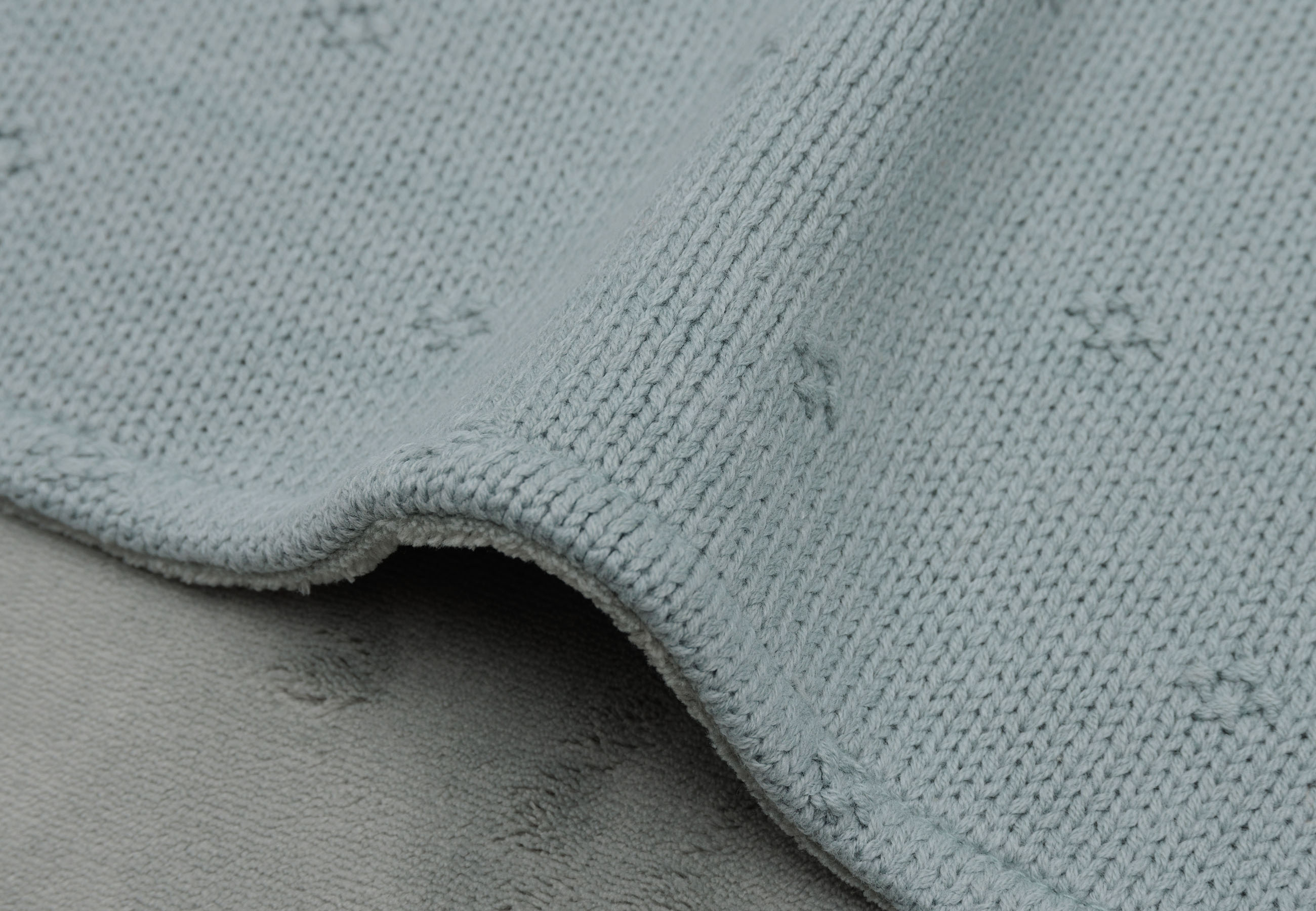 Jollein Filt 75x100cm Cosy Knit Sea Green/Velvet - 5