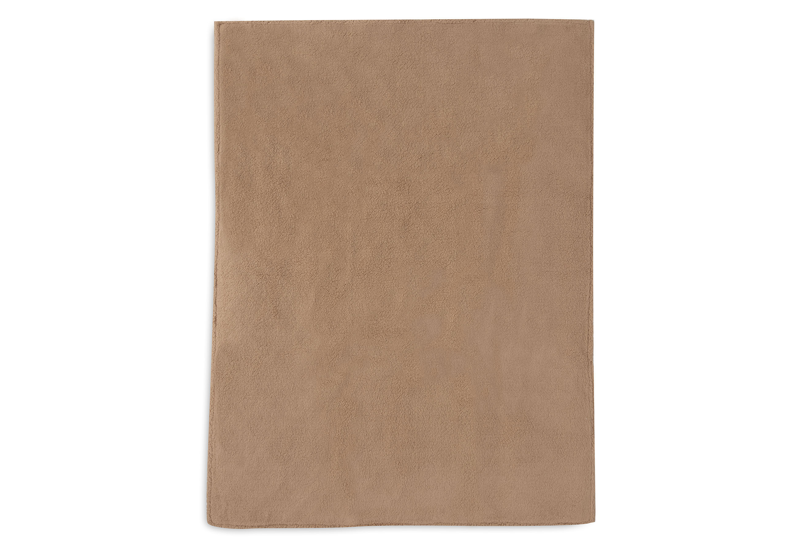 Jollein Filt 75x100cm Check Knit Biscuit/Teddy Fleece - 2