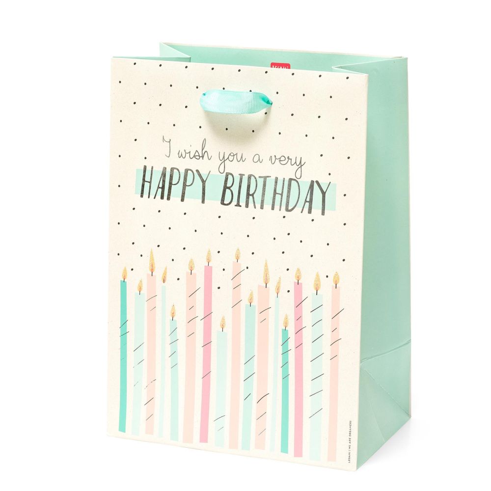 Presentpåse Medium, Candles (GB0616)