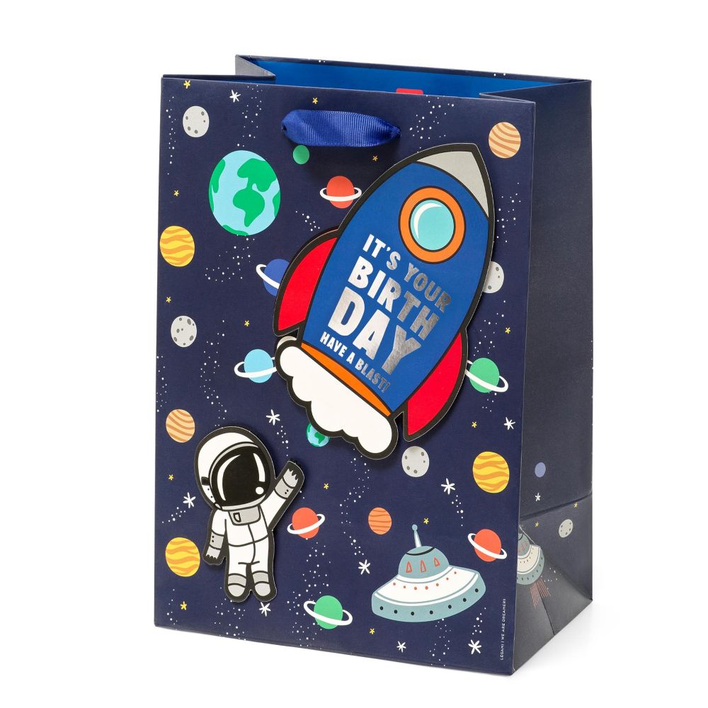 Presentpåse Medium, Space (GB0619)