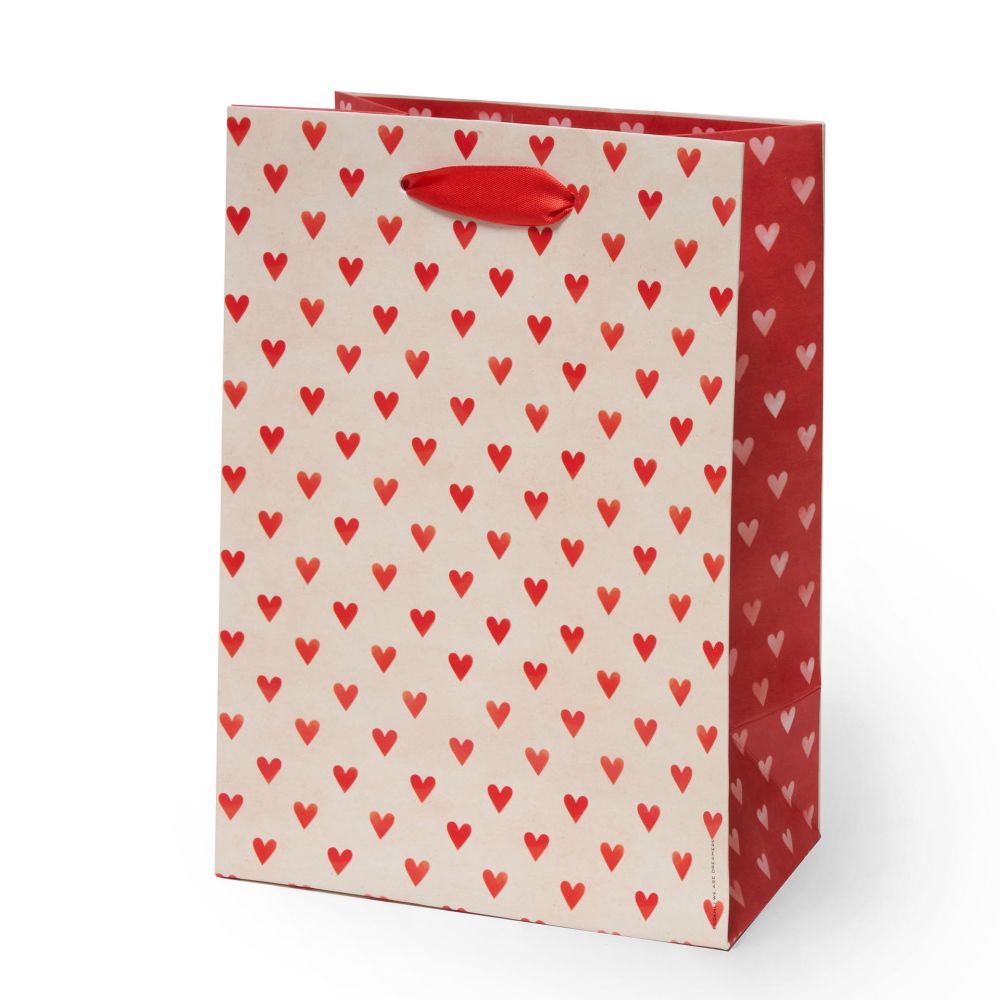 Presentpåse Medium, Heart (GB0361)