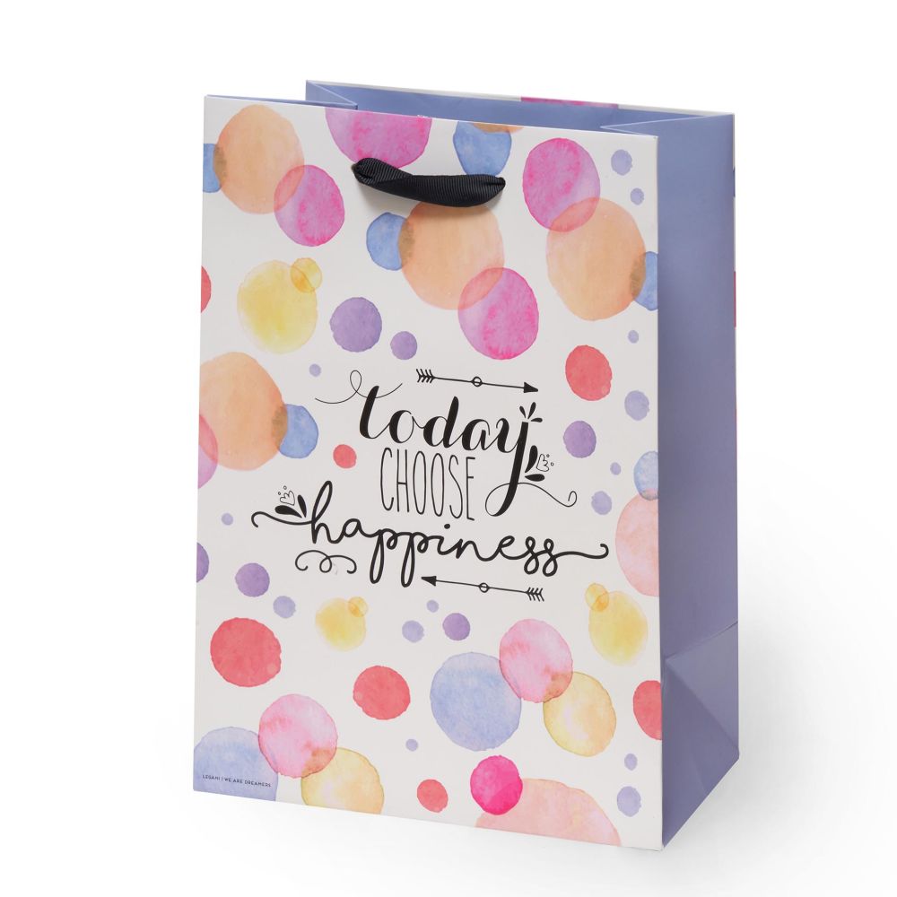 Presentpåse Medium, Happiness (GB0482)