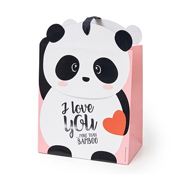 Presentpåse Medium, Panda (GB0484)
