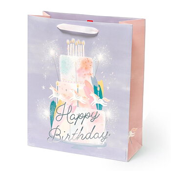 Gavepose Large, Unicorn Happy Birthday (GB0600)