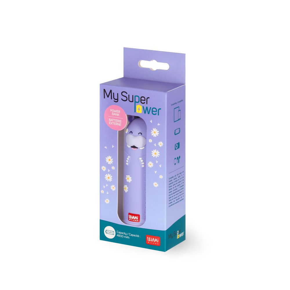 Powerbank, My Superpower, Hippo (4800mAh)