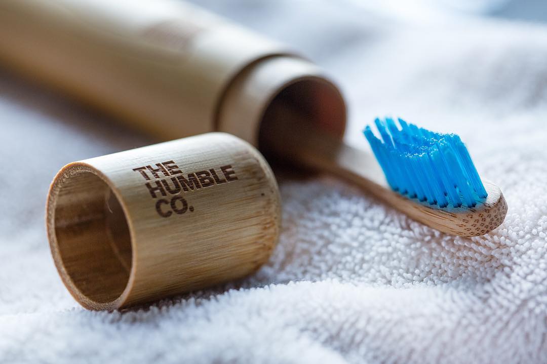 The Humble Co. Toothbrush Case Bamboo Adult