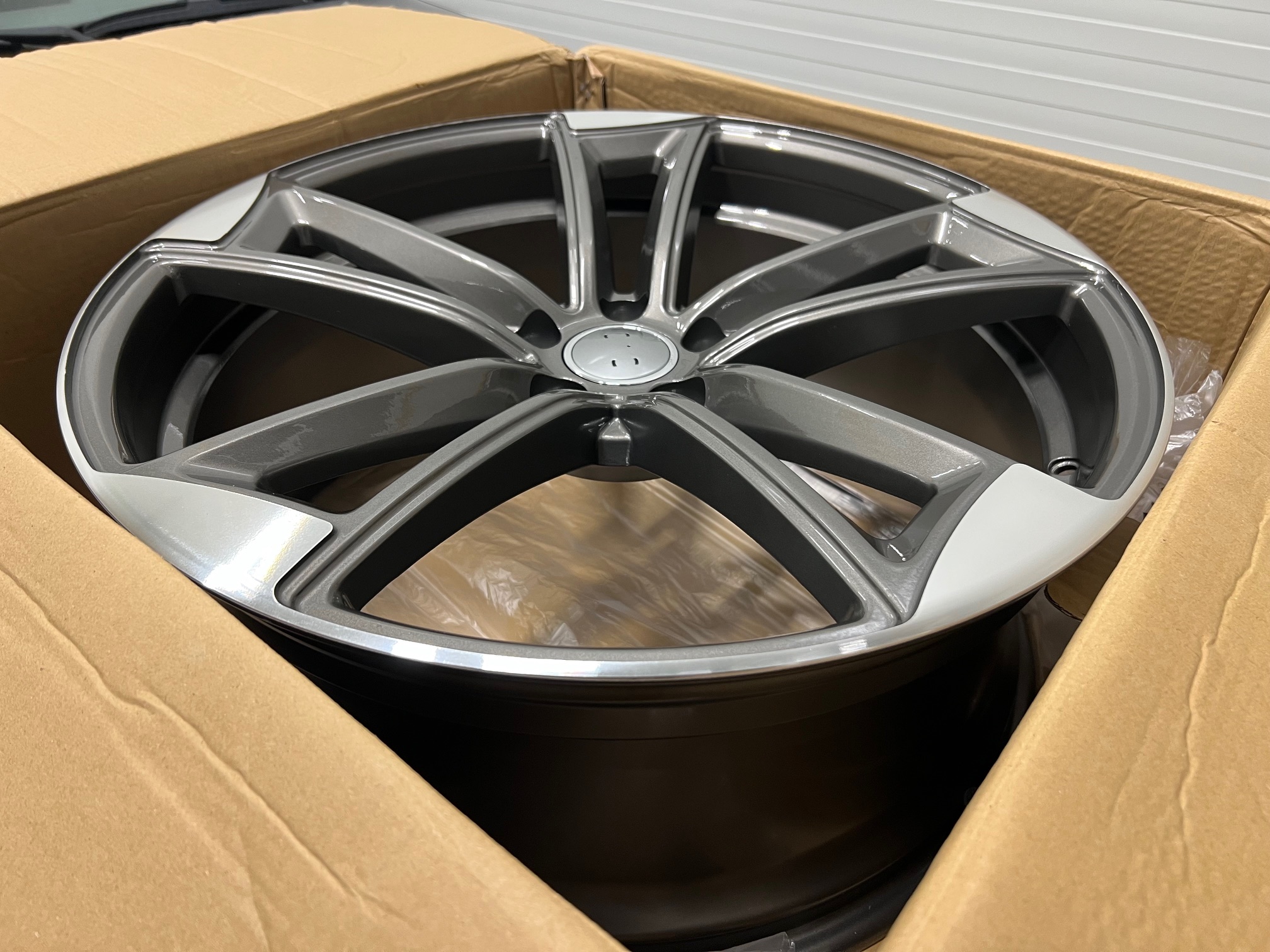 21" RS 5 spoke split Gunmetal/polished 5x112 - 4