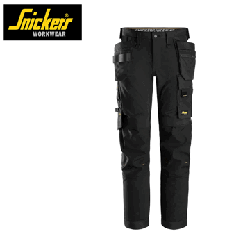 Hantverksbyxa Snickers 4-vägsstretch Svart
