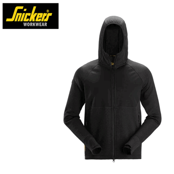 Hupullinen takki Snickers 8405 Musta