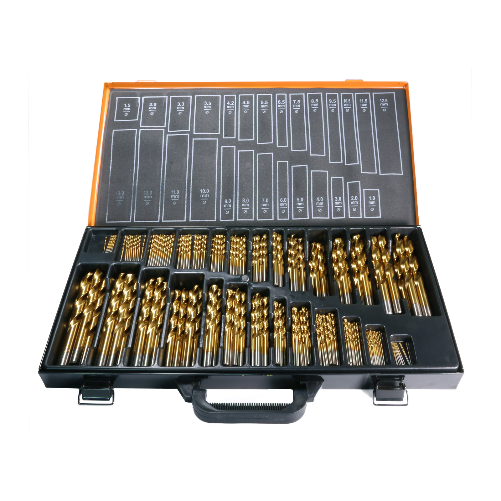 HSS-G TiN Drill Set 1-13 mm 220 delar