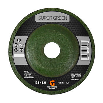 Super Green 125 x5x22,23 mm