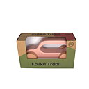 Kalikå Träbil - Rosa