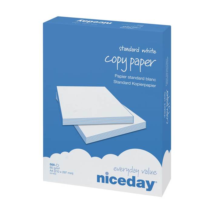 Papper 80g A4 Ohålat 500/fp - 5