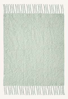 Pläd Tekla Chunky Mohair Grön 140x200cm