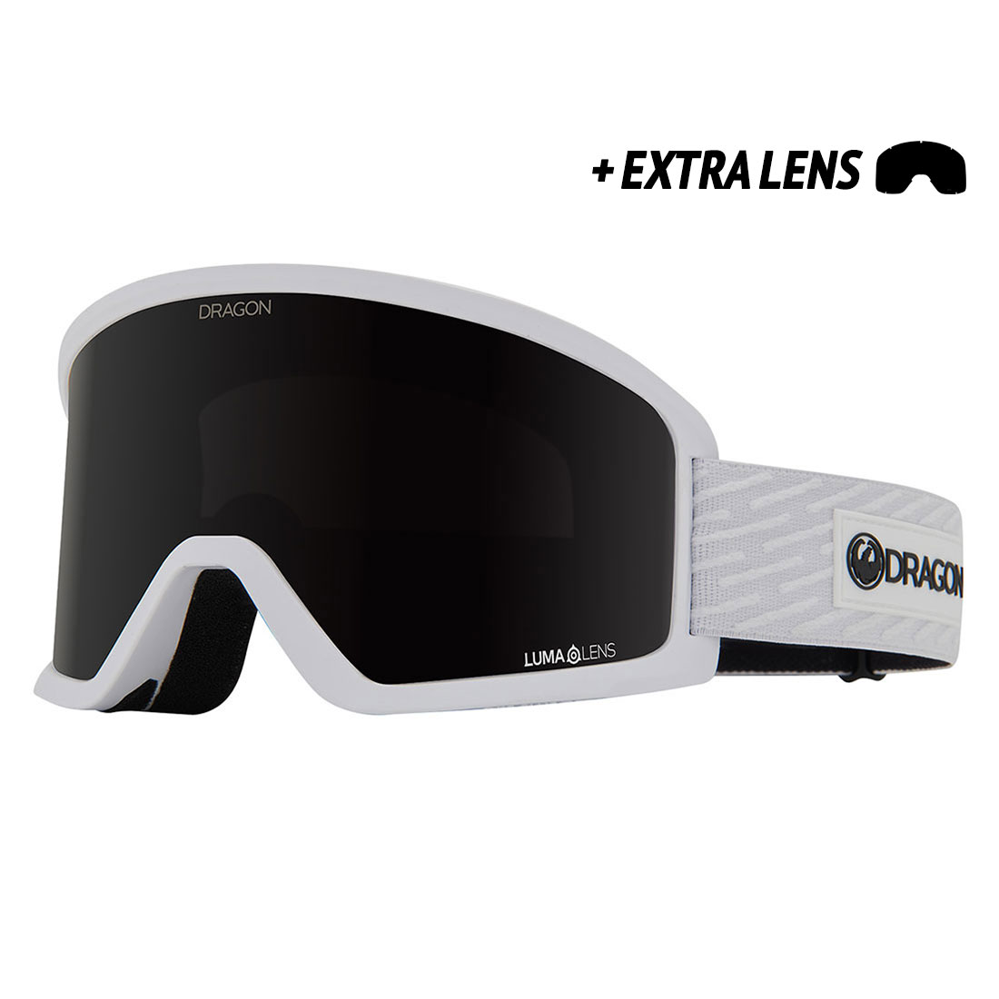Dragon Goggles - DX3 PLUS OTG Blizzard - Lumalens Midnight + Light Rose