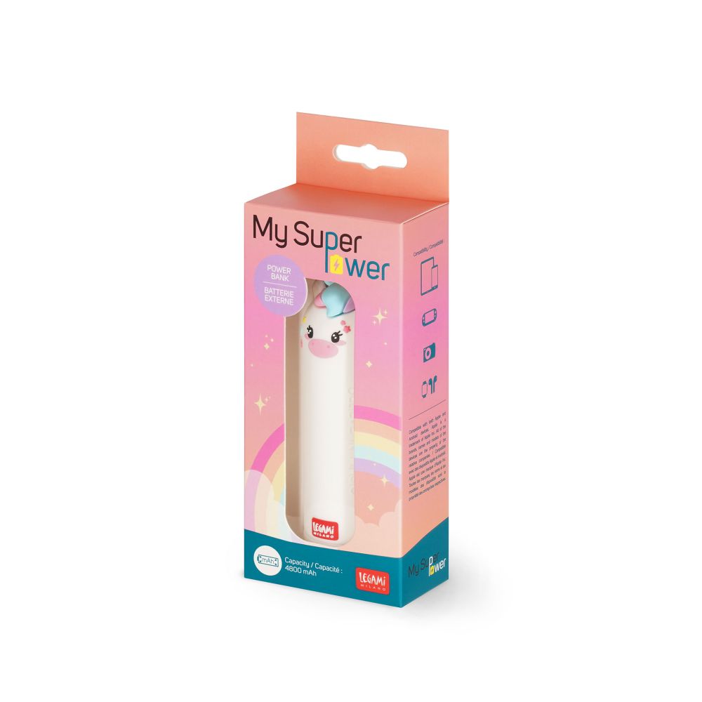 Powerbank, My Superpower, Unicorn (4800mAh)