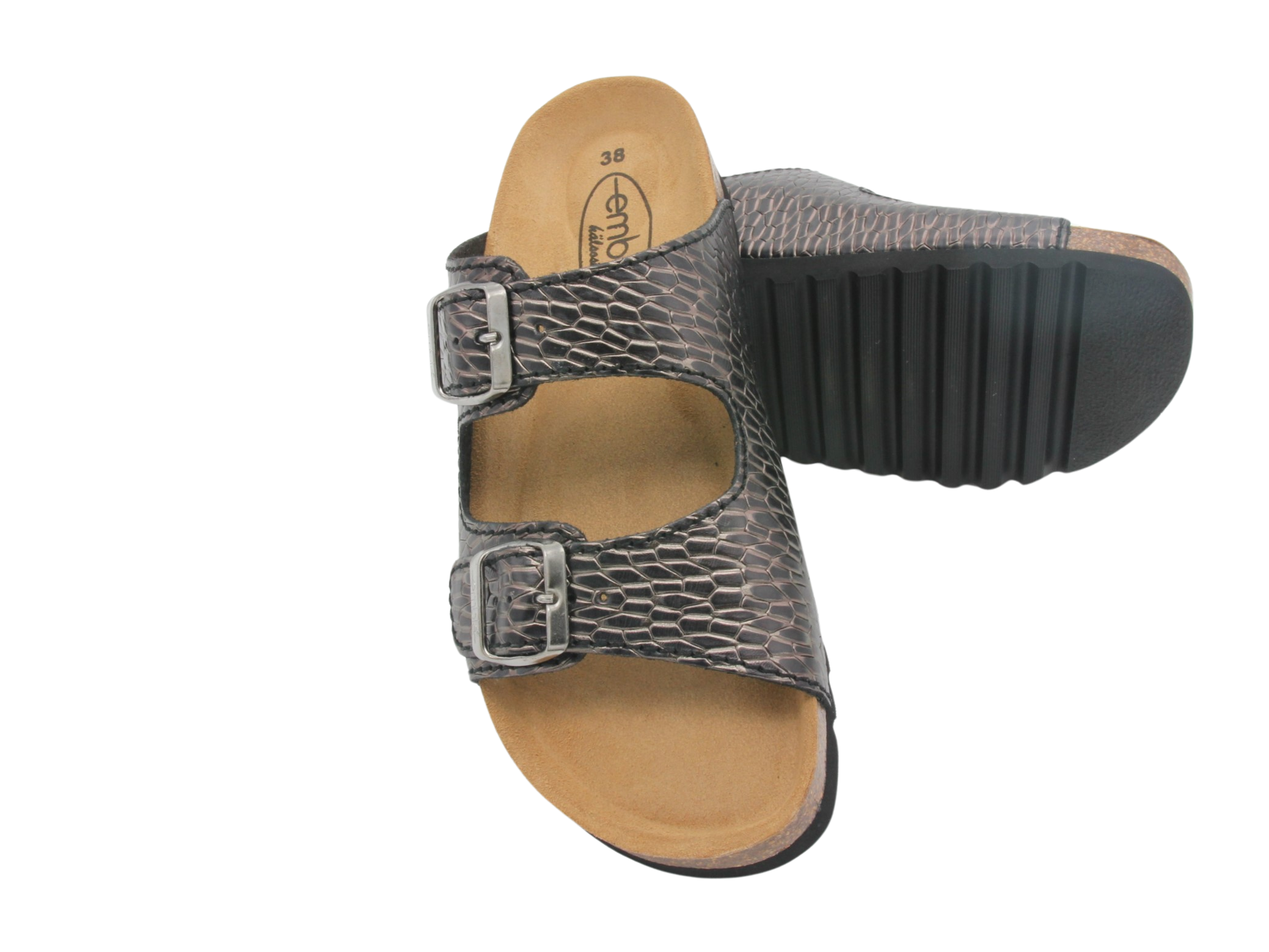 Sandaali Bio Caiman Musta - 4