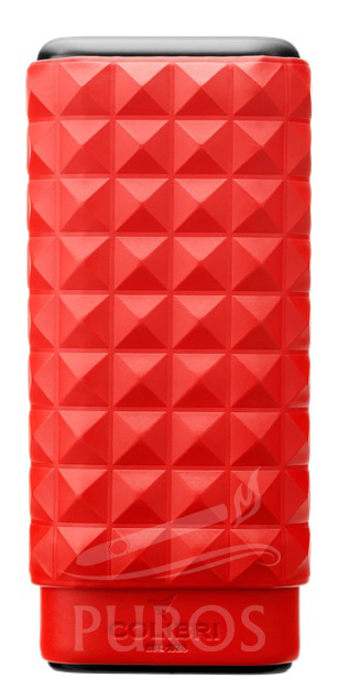 Quasar Triple Cigar Case Red