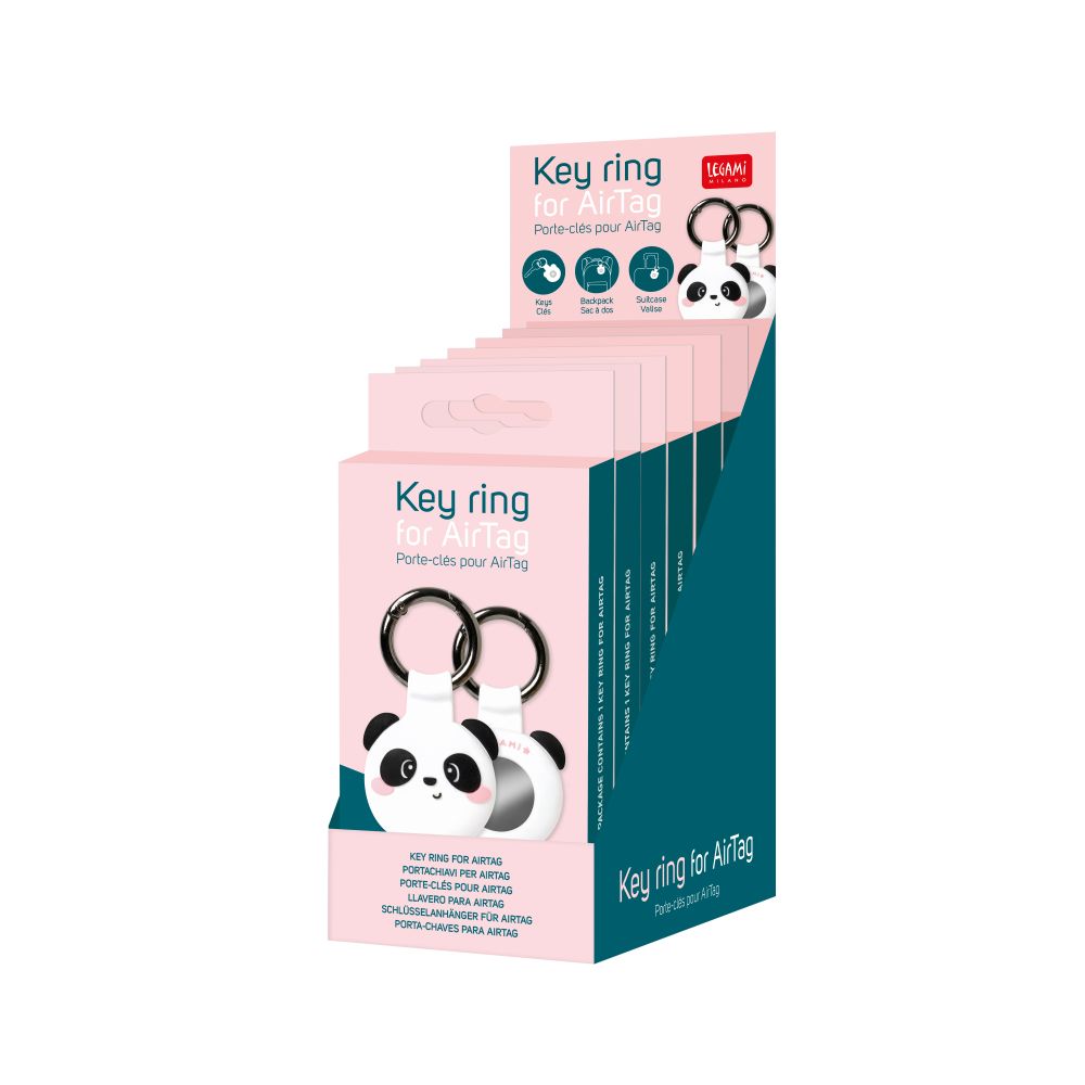 Nyckelring för Airtag, Panda - 2