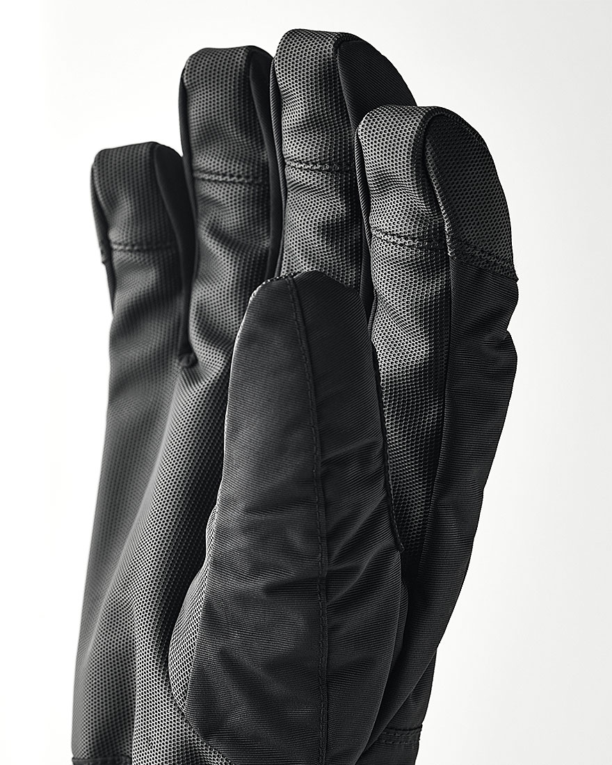 Hestra Handskar - Gauntlet Sr. - 5 finger Black/Black - Standtall.se